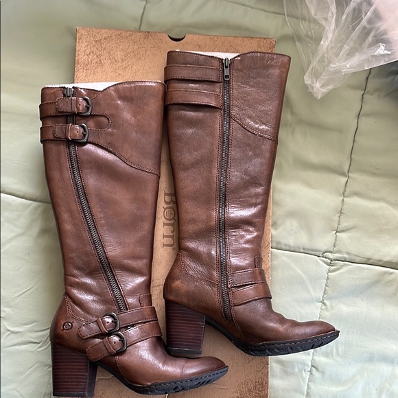 Born Shoes - Born Women's Milari Brown Leather Boots